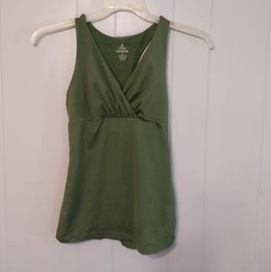Prana green sleeveless top